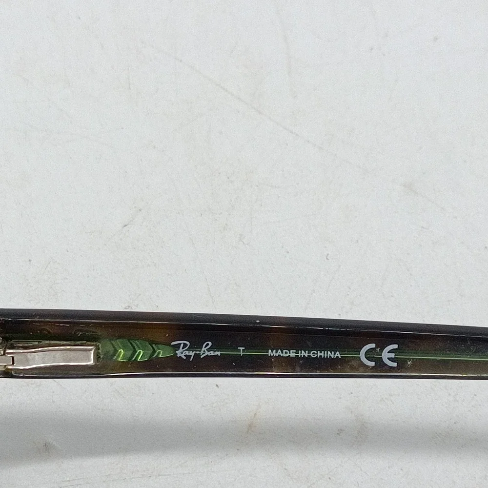 Ray-Ban RB5187 2445 Tortoise Green 50-16-140 Rectangle Full Rim Frames Only 63